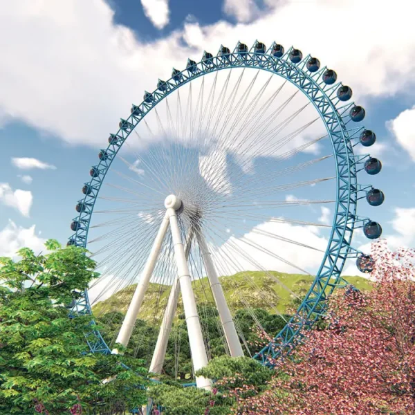 3 120-Meter Ferris Wheel Amusement Ride for Sale