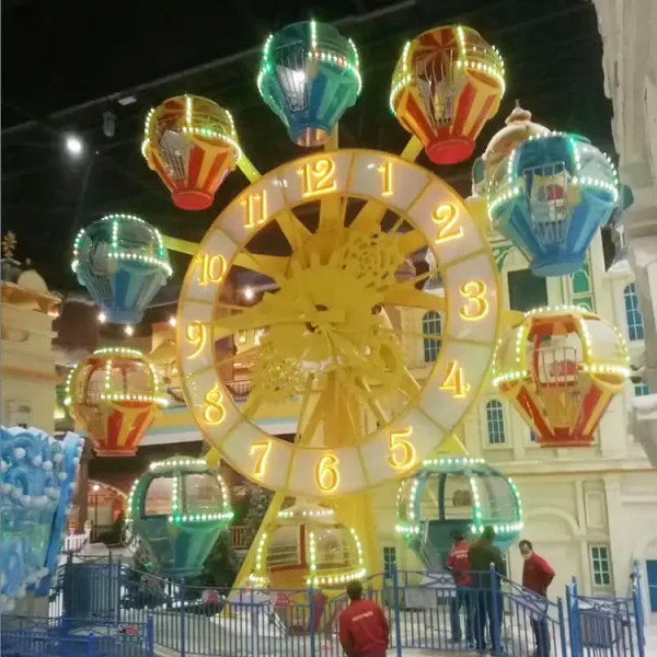 ferris wheel ride1 12-Meter Clock-Themed Observation Ferris Wheel for Sale